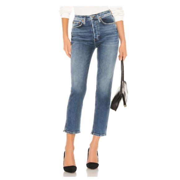 RE/DONE The 50s Cigarette Pant Retro Stone Size 25 - Picture 1 of 14